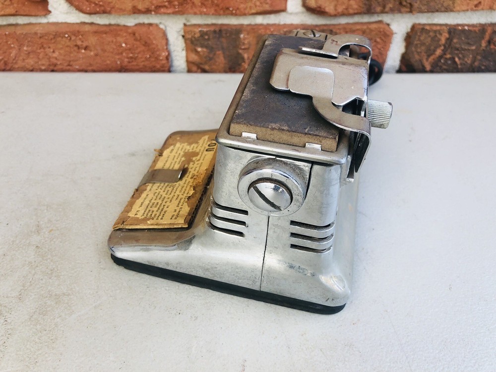 Rare Syncro Electric Hone Barber Razor Sharpener 1950s Sharpening