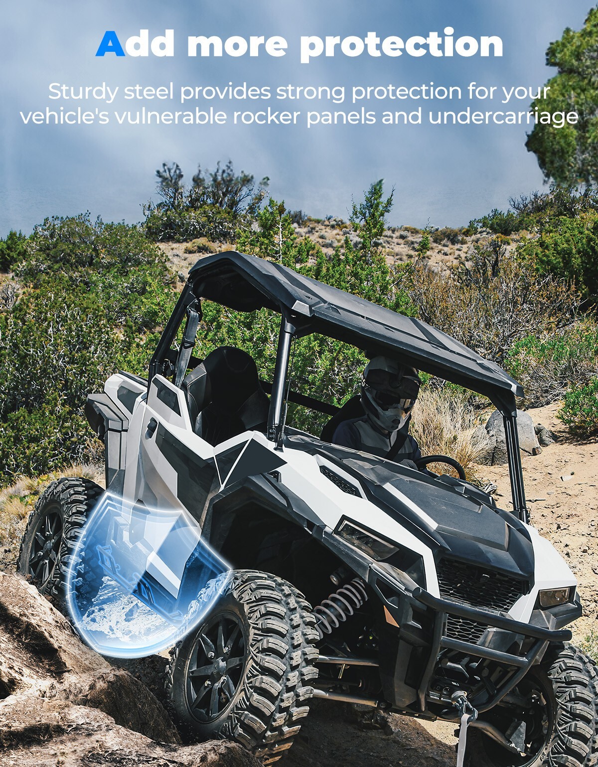 Upgraded Nerf Bars Rock Slider Heavy Duty for 2017-2025 General XP 4 1000