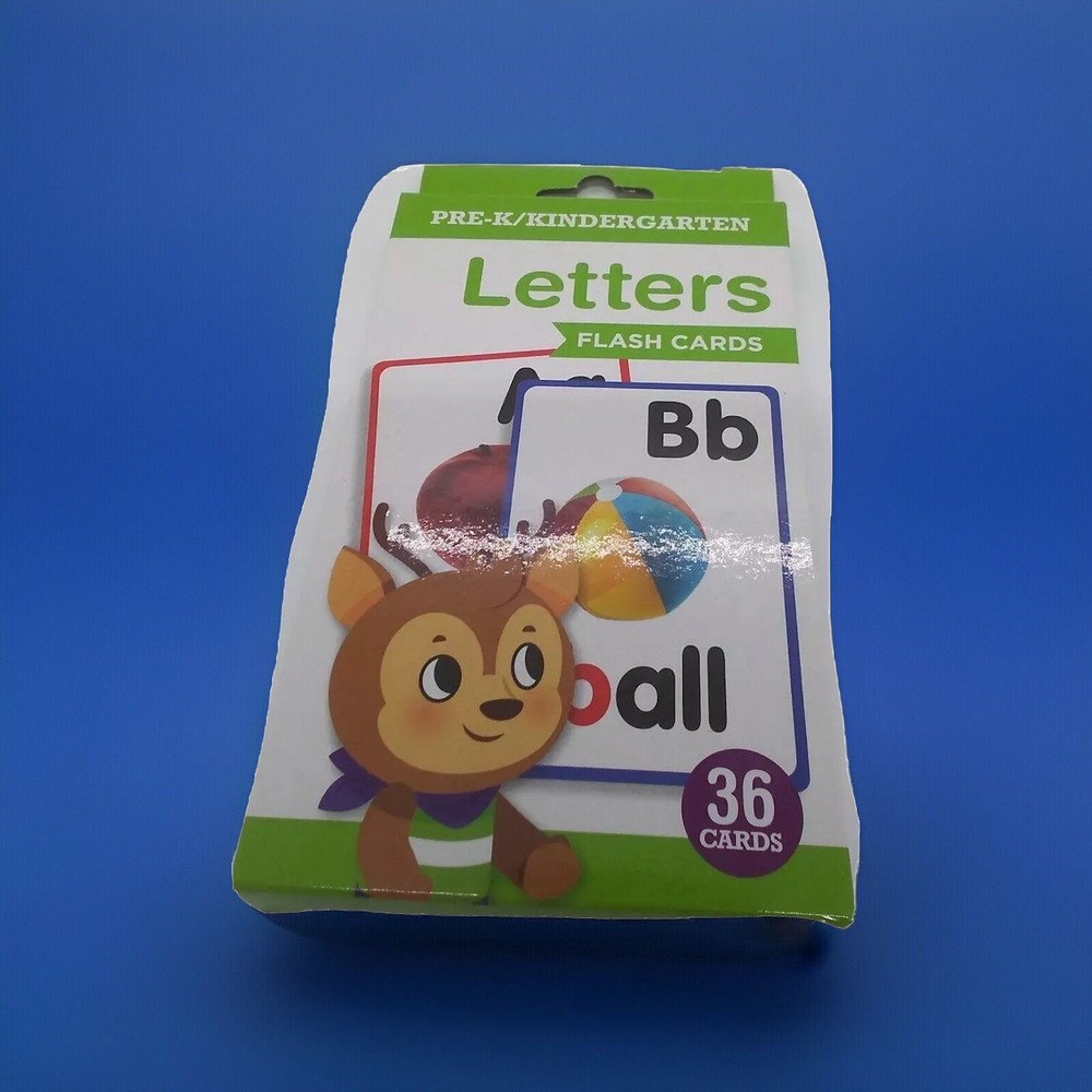 Letters Flash Cards Kindergarten Uppercase Lowercase Educational ABC's Learning