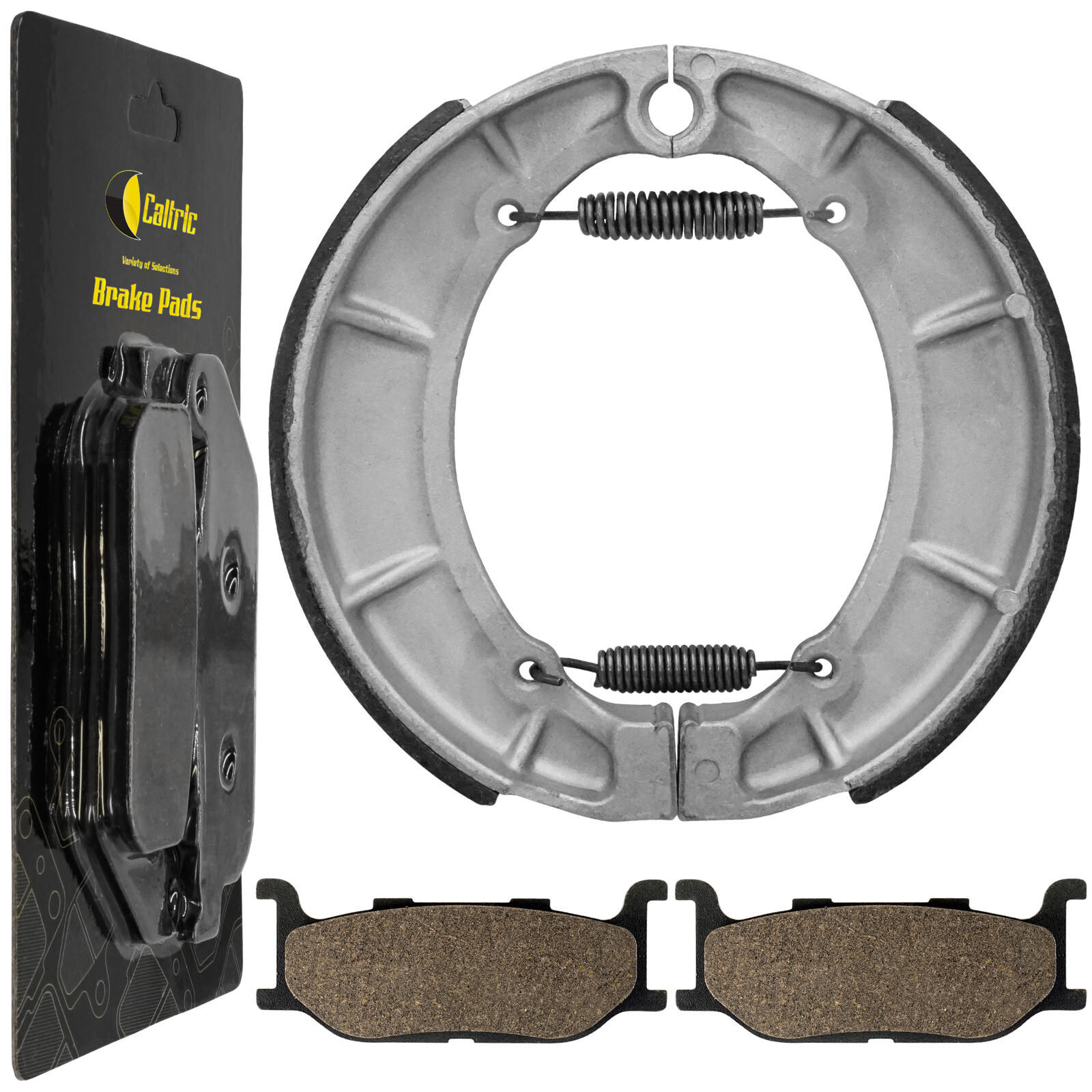 Front Brake Pads & Rear Shoes for Yamaha XVS650A V-Star 650 Classic 1998-2010