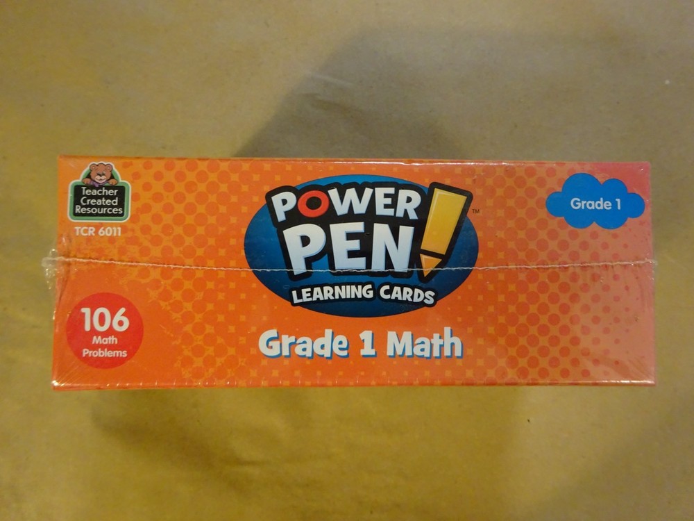 Power Pen Learning Cards Teacher Created Resources Grade 1 Math
