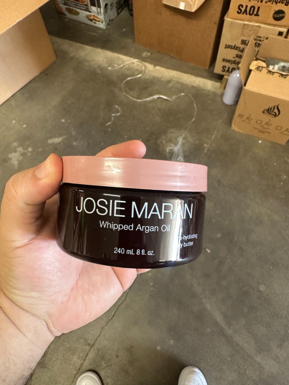 Josie Maran Whipped Argan Oil 8 OZ BODY BUTTER BAKED LEMON BLISS SEALED