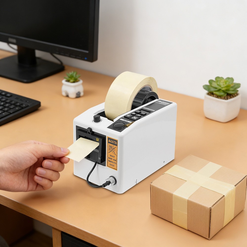 Plastic Automatic Electric Tape Cutting Machine For Wrapping/packing Tabletop