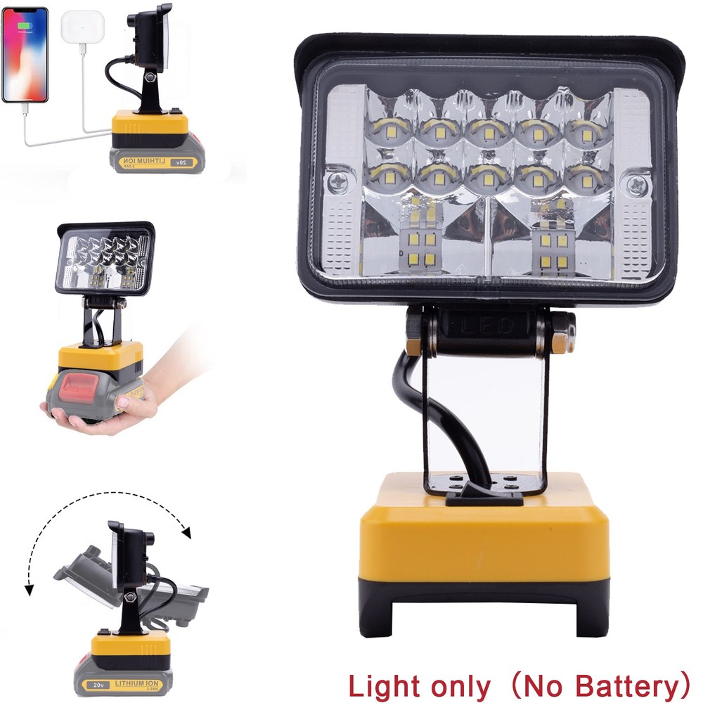LED Work light for Dewalt 20V Max Portable Flood Light Flashlight Tool Only