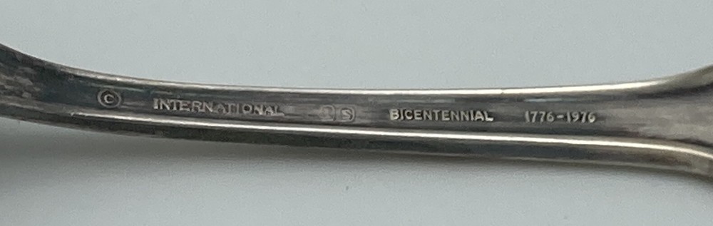 Vintage c1976 Maryland 13 Colonies Commemorative Silver Plated Spoon ~6”