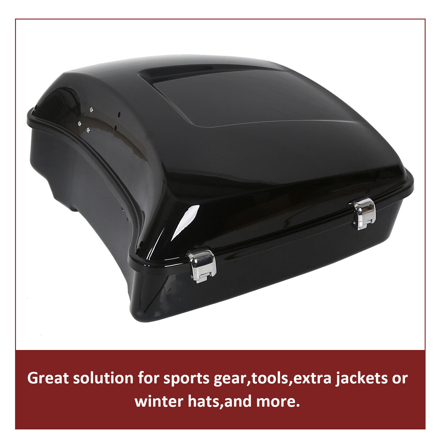 10.7" Chopped Tour Pak Pack Trunk For Harley Davidson Touring Street Glide 14-23