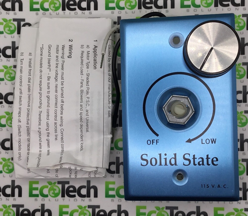 Dayton 1DGV1 L07 Speed Control