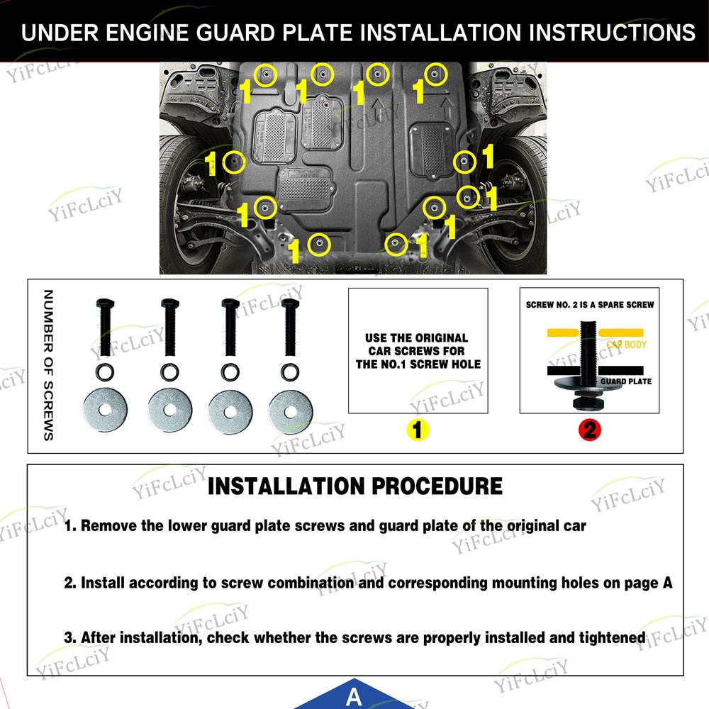 Engine Splash Shield For Hyundai Sonata 2015-2019 Auto Under Guards Mudguards