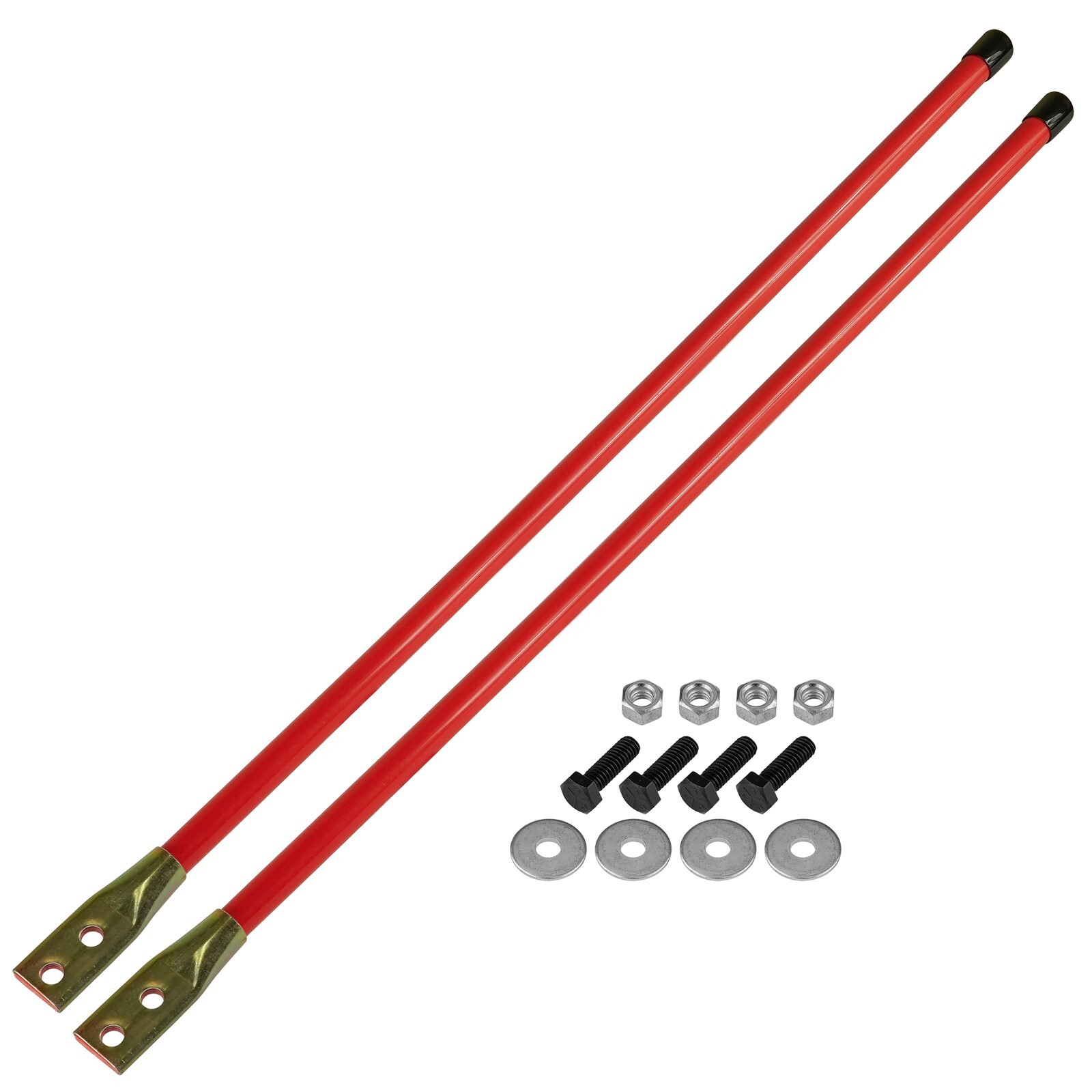 Snow Plow Blade Guide Markers 36" Bolt on 1308110 Fluorescent Orange Universal