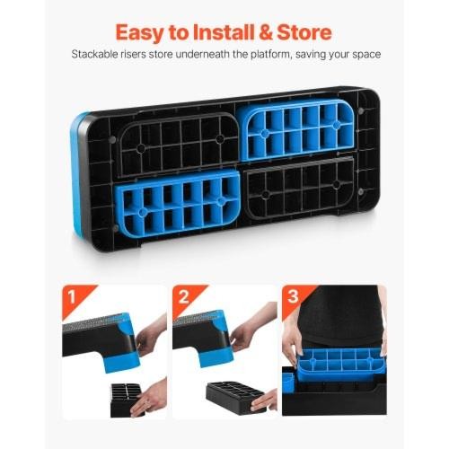 Aerobic Exercise Step Platform 28Inch Workout Aerobic Stepper Height