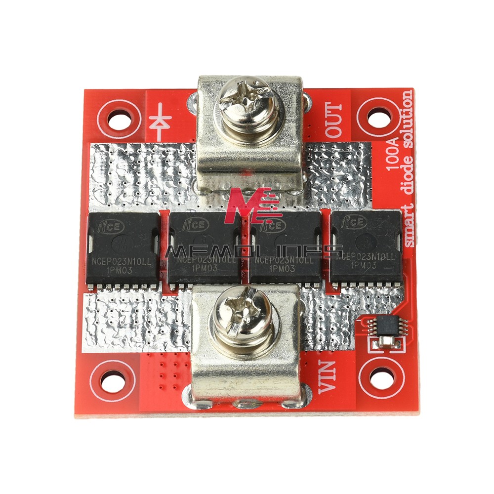100A High Current Ideal Diode Module No Voltage Limitation Anti-Reverse Charging