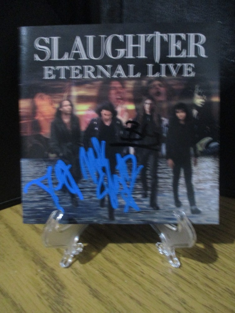 SLAUGHTER authentic signed/autographed cd...MARK SLAUGHTER & DANA STRUM + 1