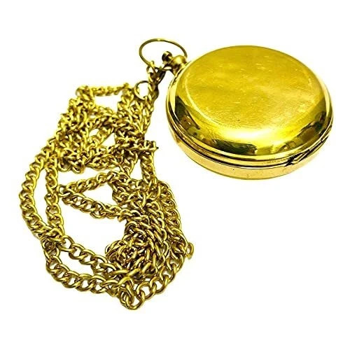 Solid Brass Nautical compass Brass Pocket Compass Nautical Vintage Compass