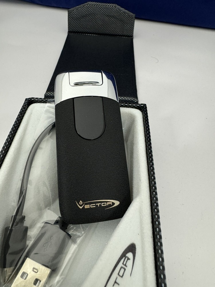 Vector ELECTRON - Arc "Flame" Sensor Ignition Cigar Lighter - Black - New