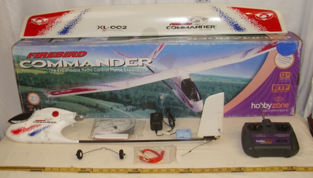 HOBBYZONE FIREBIRD COMMANDER AIRPLANE READY TO FLY KIT BOXED UNUSED