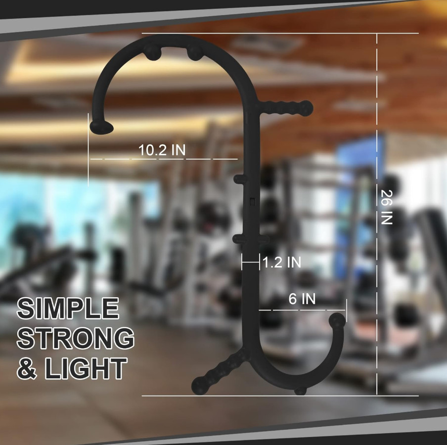 Massage Trigger Point Cane, Muscle Release Tool Self Massage Hook Cane, Handheld