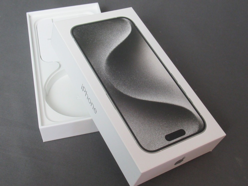 Apple iPhone 15Pro Box - EMPTY -  f4 lm