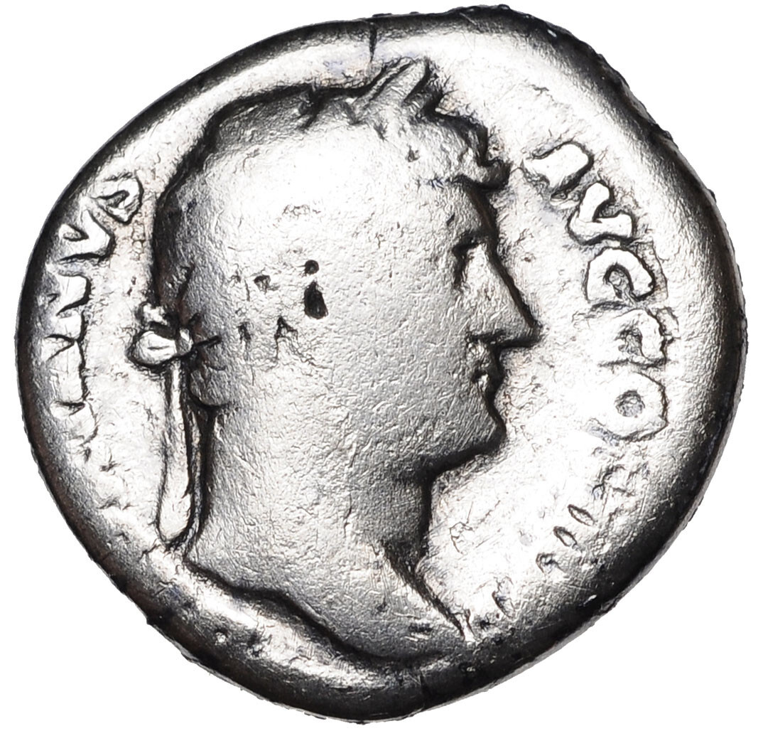 Ancient Roman Empire Coin Silver Denarius Hadrian 117 - 138 AD Authentic #20129