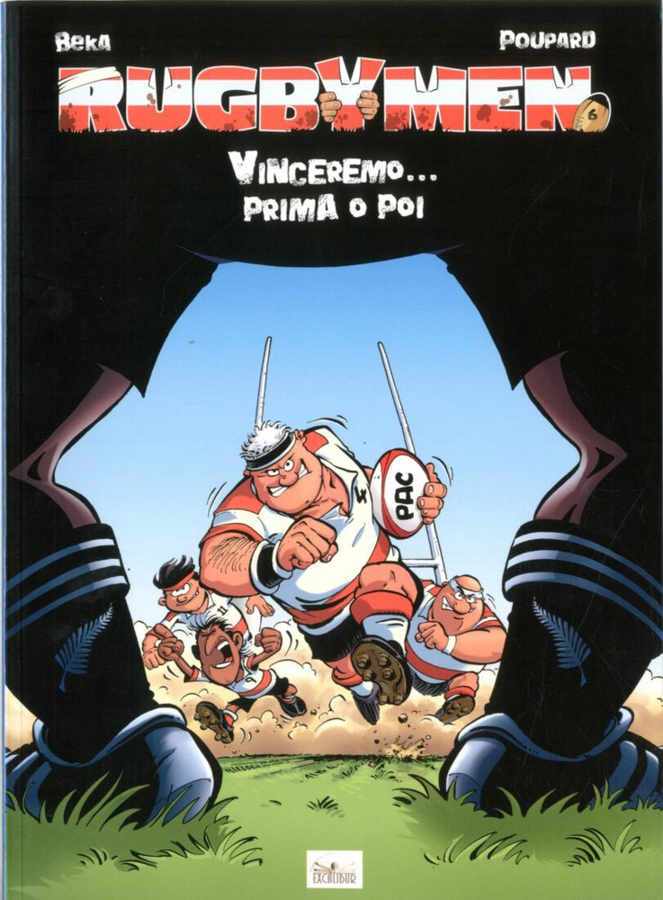 comic RUGBYMAN COURIER DELLO SPORT STADIUM number 6