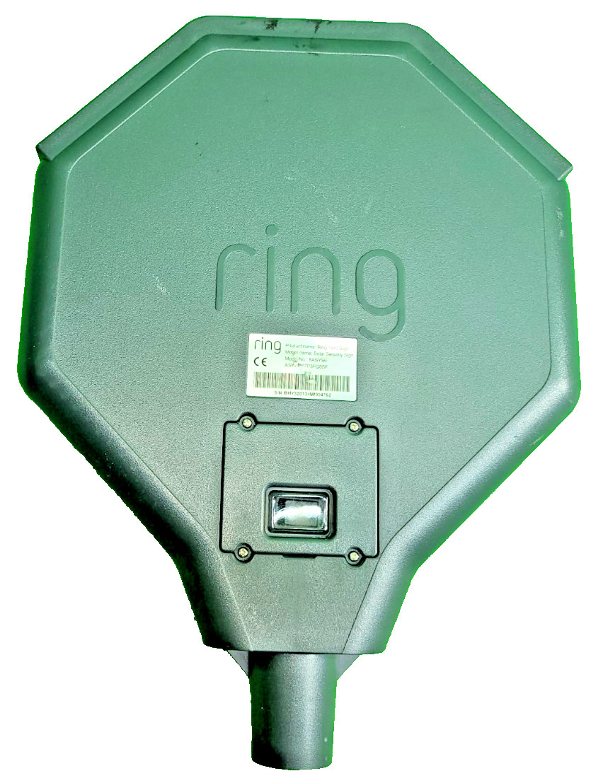 Ring Solar Security Sign Illuminated & Solar Powered (sign only)