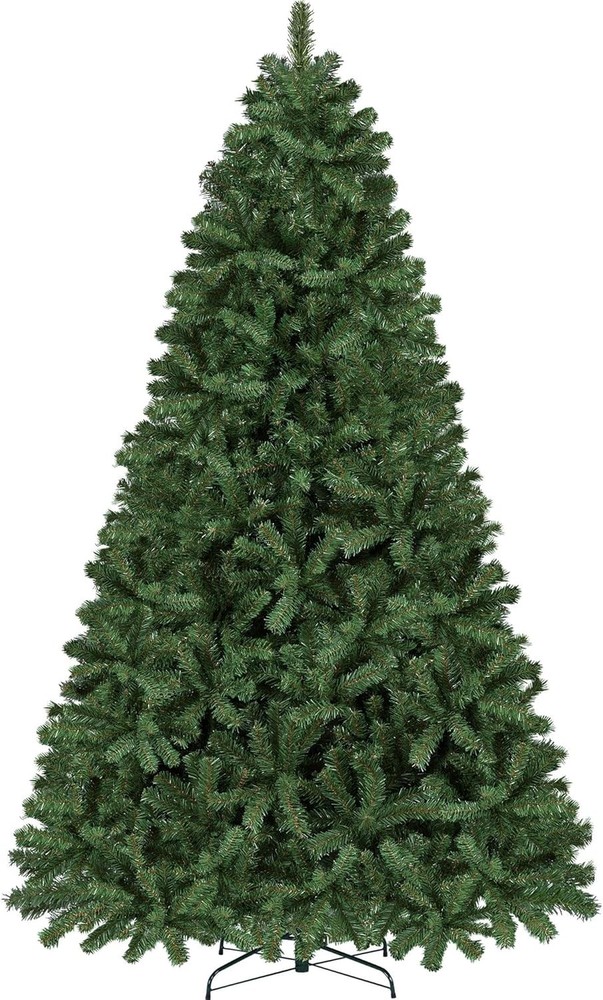 9ft Artificial Christmas Tree, Realistic Premium Spruce Hinged Full