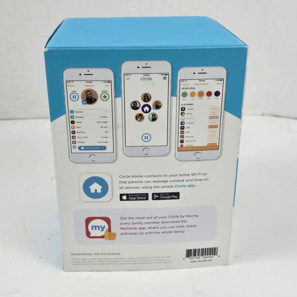 Circle with Disney Smart Internet Filter & Parental Control Hardware TESTED EUC