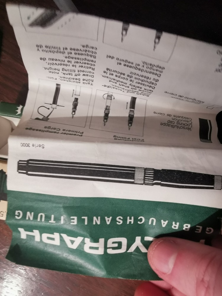 Vintage Polygraph German Technical Drawing Joblot Combi 3000 Techno script 3200