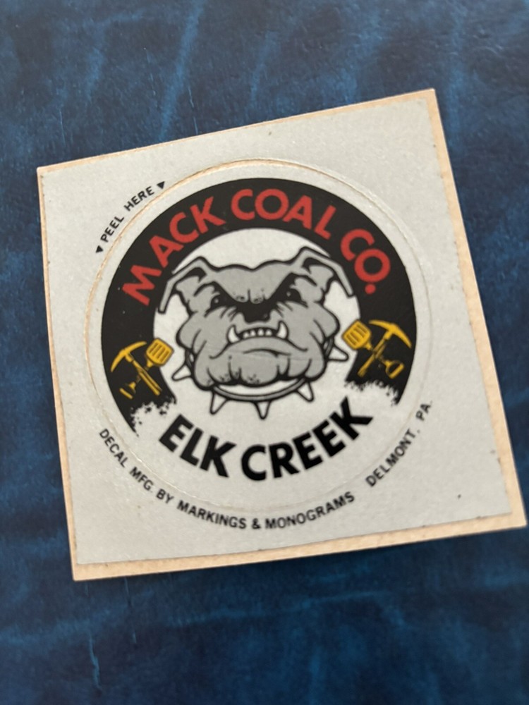 COAL MINING STICKERS Nice Older Coal Company