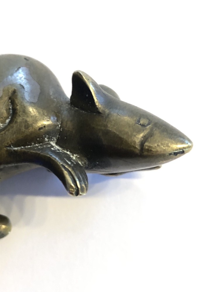 Vintage Bronze Rat, Mouse Figure