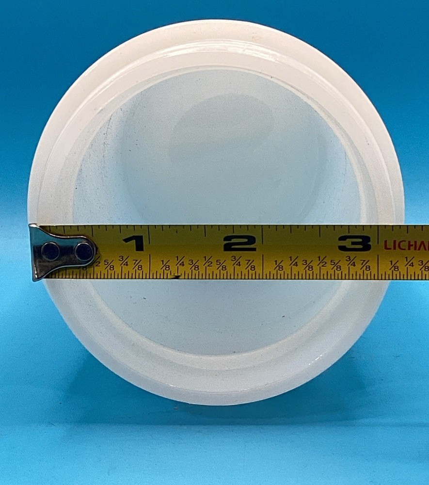 White Globe Replacement Ceiling Light Fixture No Box