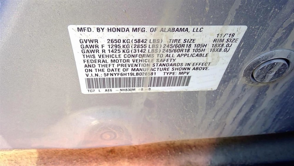 PILOT 2020 Transmission Shift 2118459