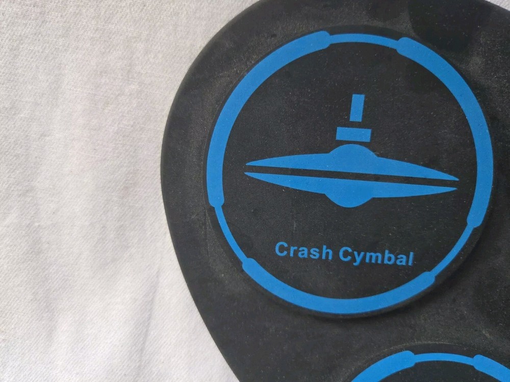 Roll Up Electronic Drum Pad. Drum Practice.