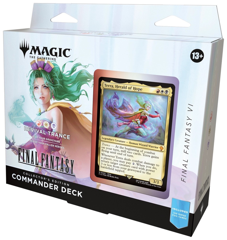 MAGIC THE GATHERING Final Fantasy Collector’s Ed. Commander Deck Bundle In Hand