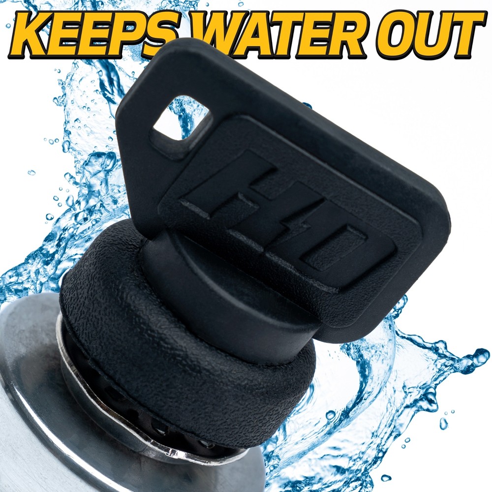 Starter Ignition Key Switch fits Hustler 045898 with Dual Dust Shield System