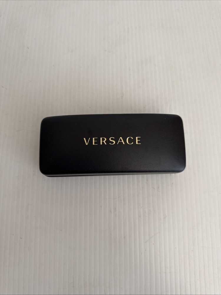 Versace Authentic Hard Sunglasses Holder Clamshell Case - Black