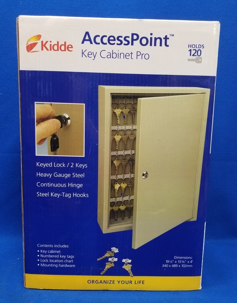 KIDDE 1803 Key Control Cabinet, 120 Keys 40CH40