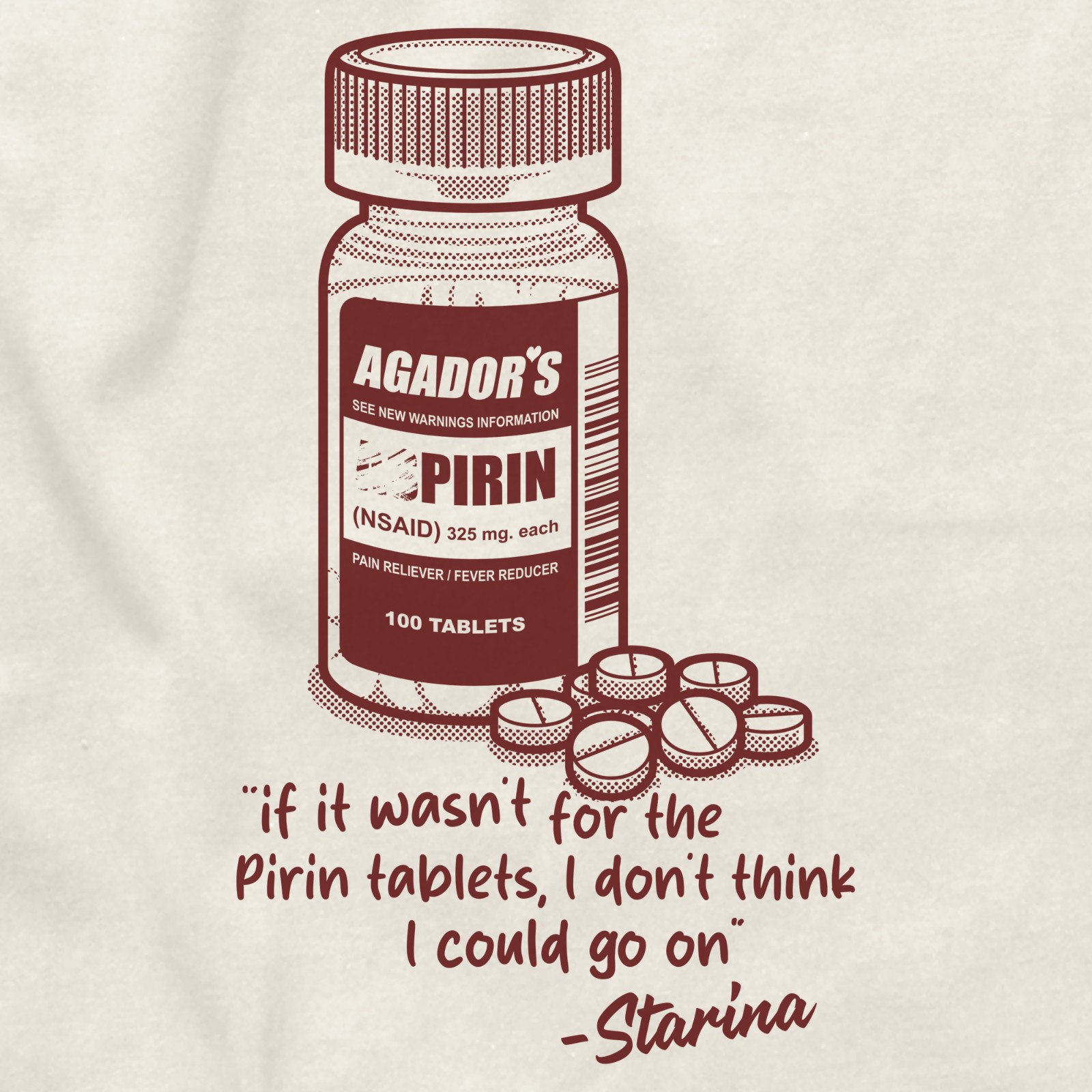 The Birdcage Starina Pirin Tablets Pride Month LGBT LGBTQ Drag Queen Tee T Shirt