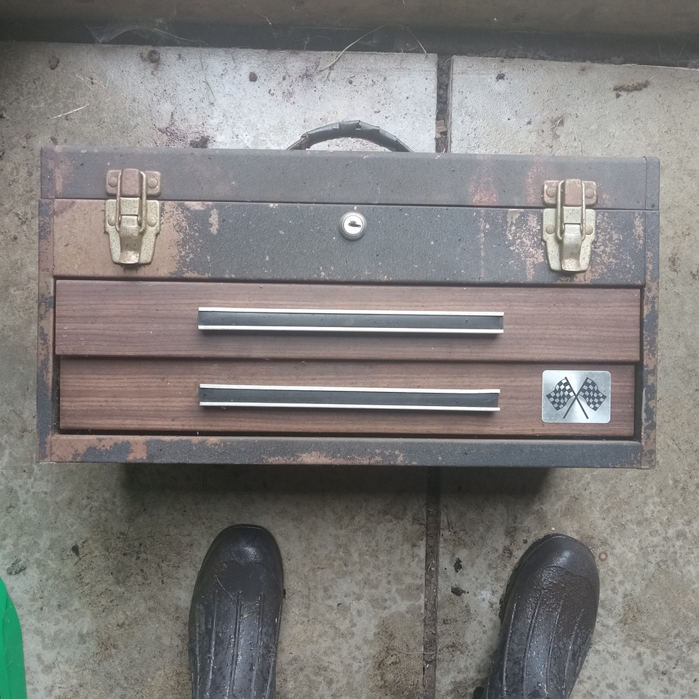 Craftsman Vintage Tool Box - with key
