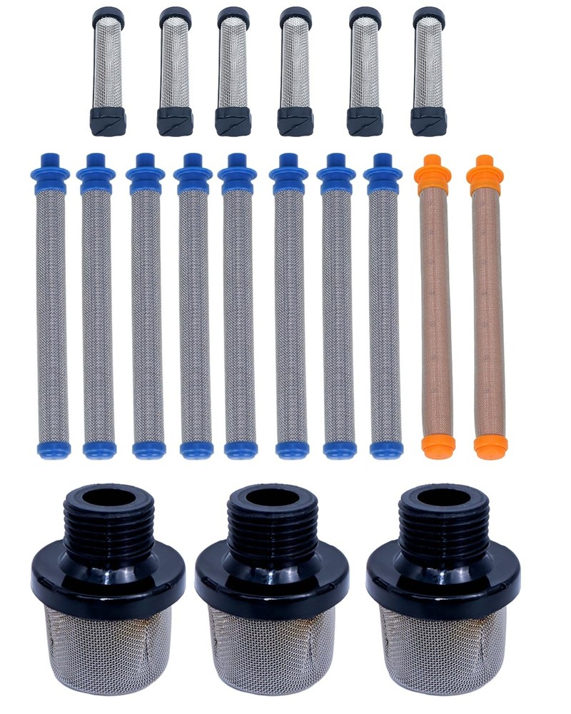 (3+8+2+6) Pack Airless Paint Sprayer Filter Kit – Compatible filter