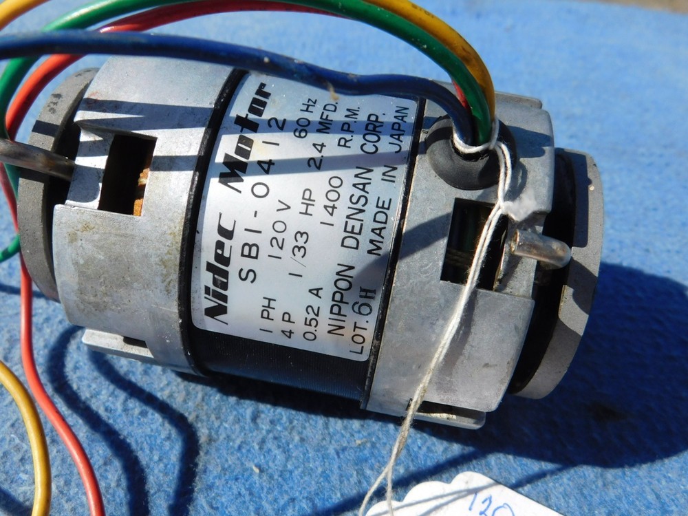 Seeburg motor Nidec 4 wire STD3 STD4 - tests OK