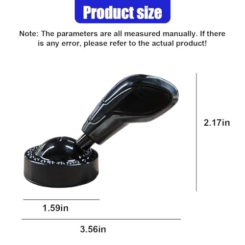 Ball-bar Car Push Starter Button Cover, Alloy Auto Engine Ignition Black