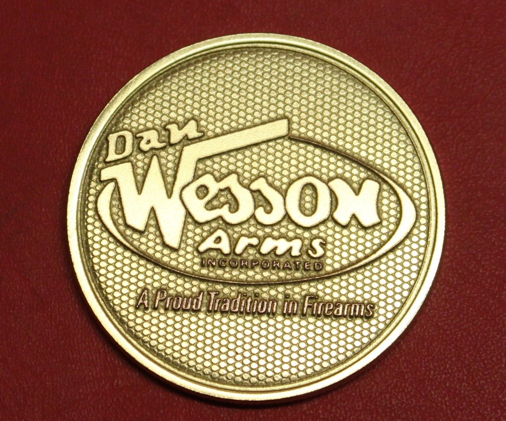 Dan Wesson Display Case Bronze Medallion