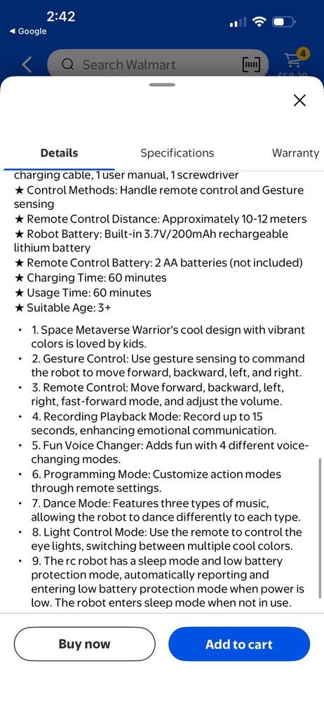 RC Robot Toy for Kids Gesture Sensing Programmable Remote Control Robot Green