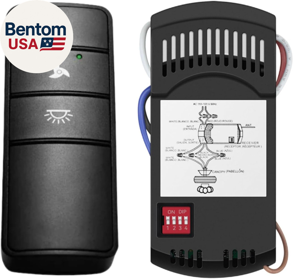 Universal Ceiling Fan Remote Control Kit Replacement Hampton Bay Fan Remote KUJC