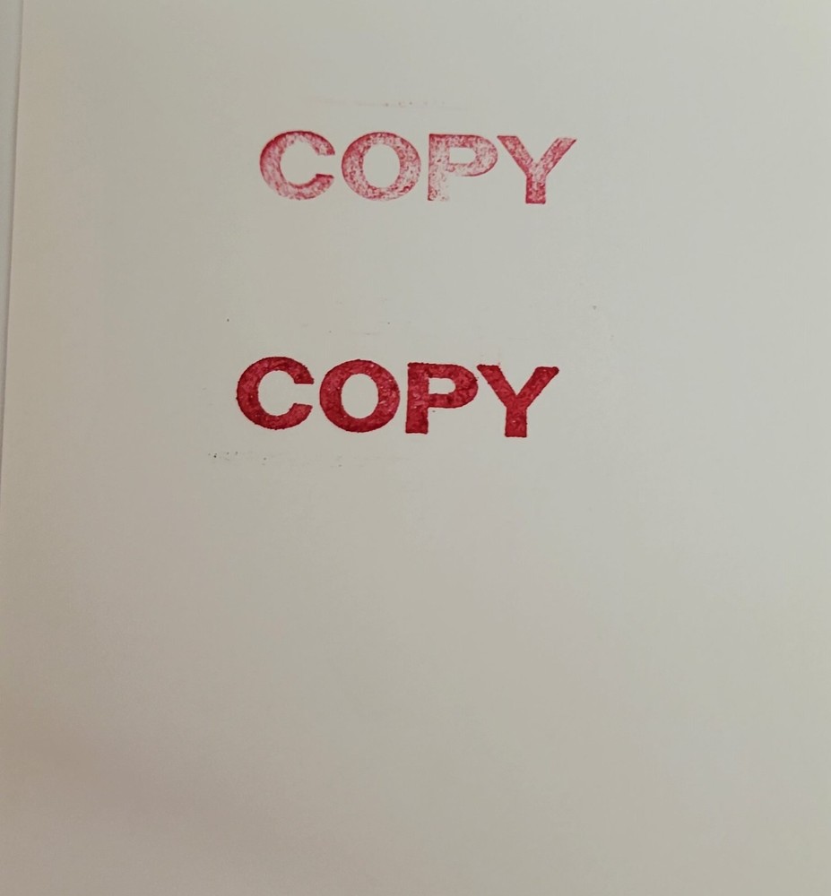 Xstamper Pre-Inked Stamp - COPY - red