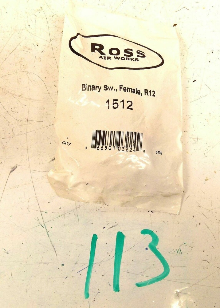 NOS ROSS A/C BINARY SAFETY SWITCH NOS 1512