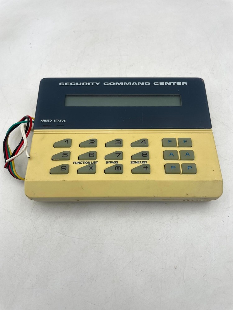 Security Command Center Alphanumeric Keypad Beige Wired Digital Wall Mounted