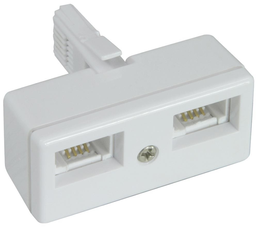 ELECTROVISION - Adaptateur téléphonique double