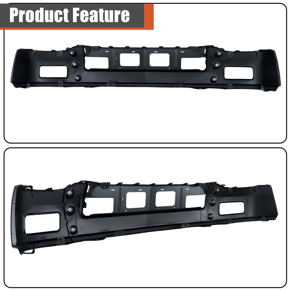 Black 3PCS Split Front Bumper Kit for Silverado 1500 2014-2015 23138597