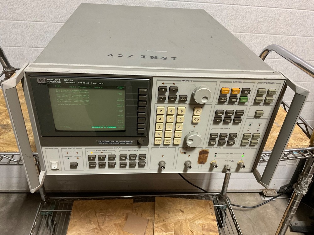 Agilent Hewlett Packard HP 3563A Control System Analyzer